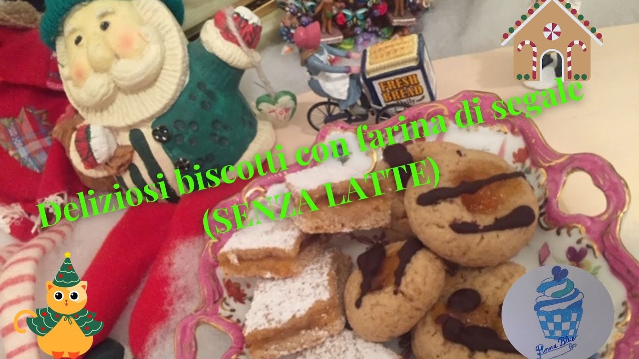 Deliziosi biscotti natalizi con farina di segale e senza latte - Speciale Natale