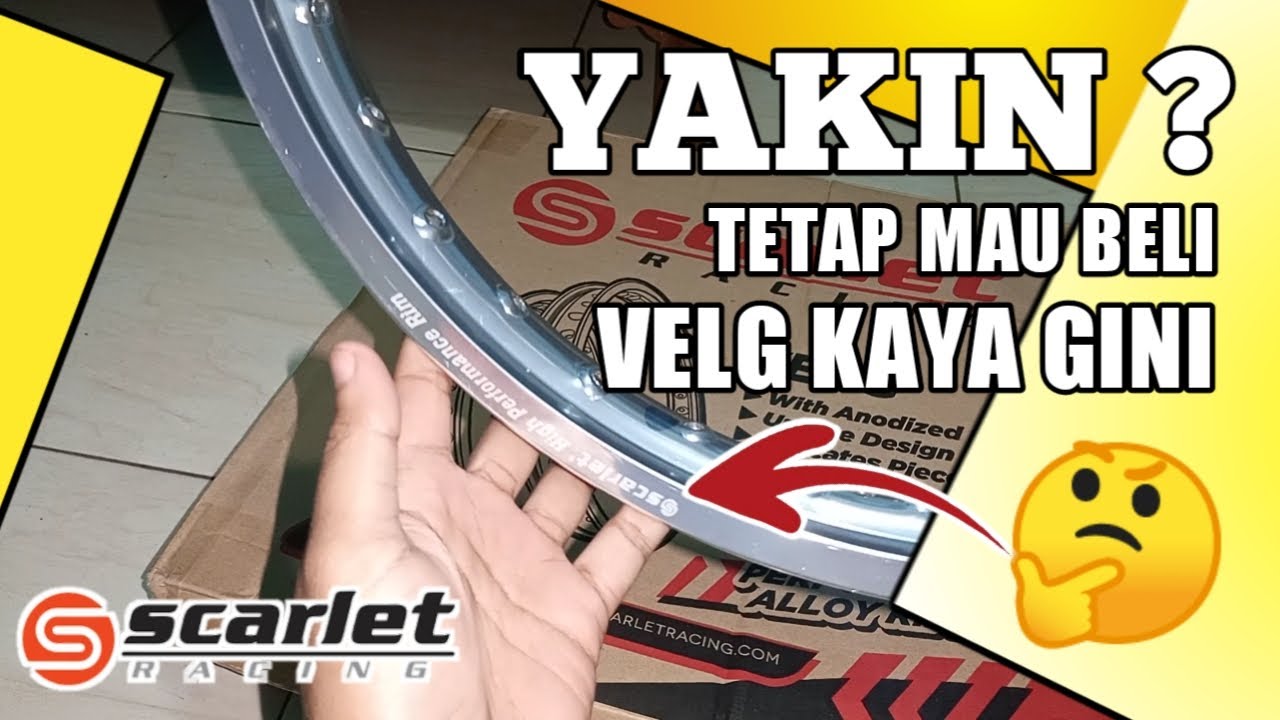 Unboxing ! Velg Scarlet Racing
