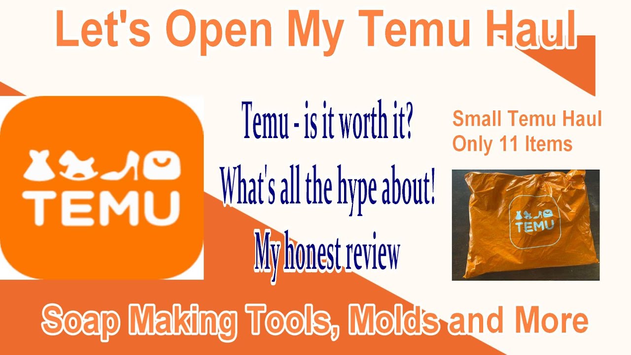 Temu Haul - Soap Making and Craft Supplies - Soap Molds and More. My honest review