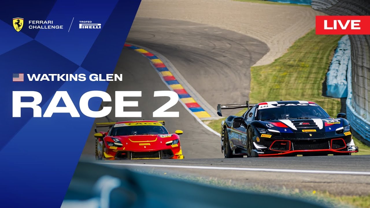 LIVE Ferrari Challenge North America - Watkins Glen, Race 2