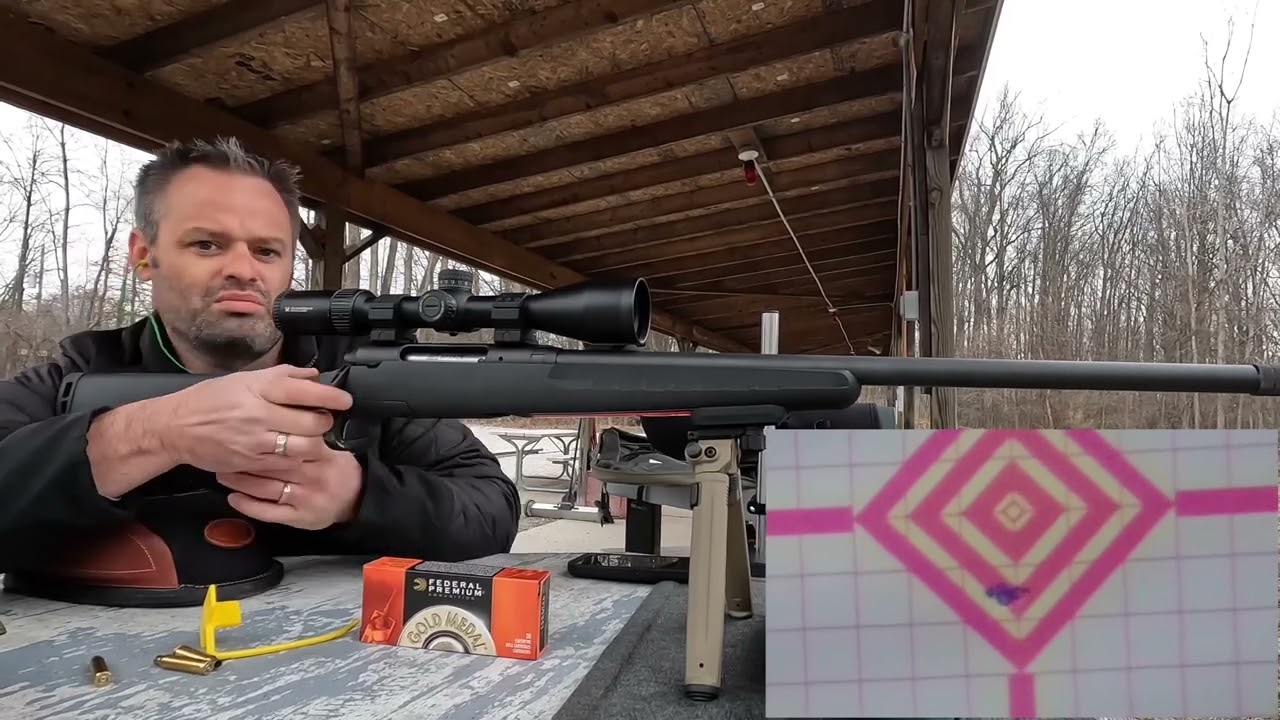 Savage Axis XP II .223: 100 Yards Federal 77g