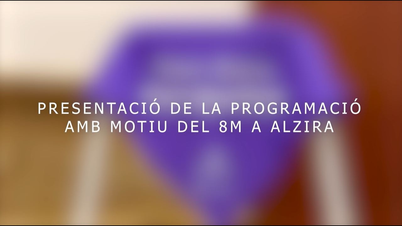💜 Alzira llança la campanya per al 8M