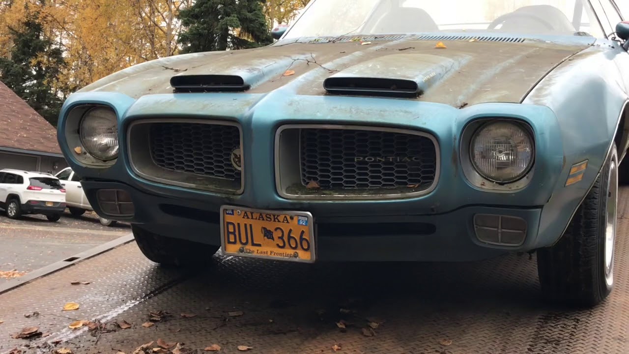1972 Formula 455HO Firebird with 6,823 miles Survivor