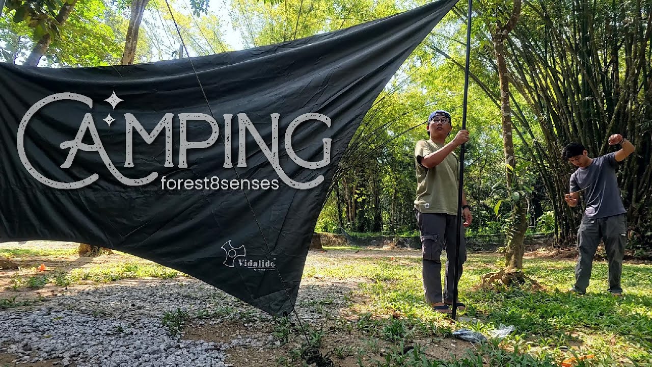 Camping Santai & Layan Mood Malam di forest8senses! Makan Tetap Kena Surrr!