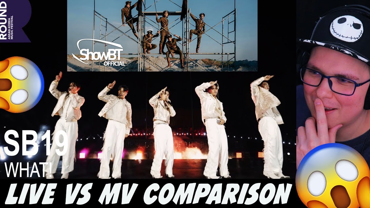 SB19 'WHAT?' ROUND FESTIVAL Reaction! Live VS MV Comparison!