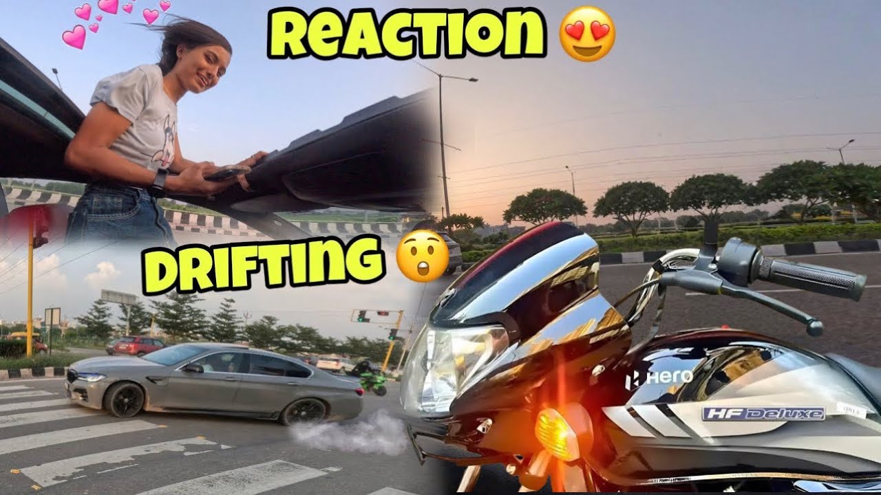 Cut Girl 😍 Reaction On Bike 🔥 /Bikerider789 || Hf Deluxe first time Rider 💀 