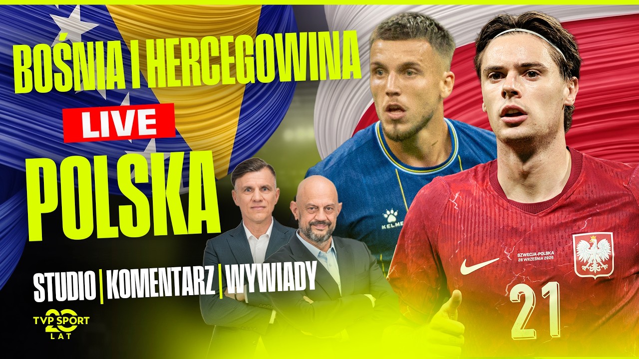 BOŚNIA I HERCEGOWINA &ndash; POLSKA: P&Oacute;JŚĆ ZA CIOSEM PO ROZBICIU RUMUN&Oacute;W! STUDIO I KAMERA NA KOMENTATOR&Oacute;W