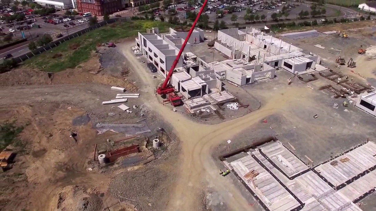 Coláiste Chú Chulainn Dundalk - under construction May 2017