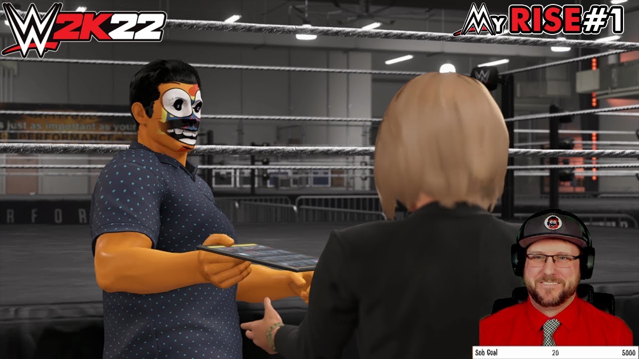 Your Newest Superstar! CHEESE BALL! - WWE 2k22 MyRISE #1