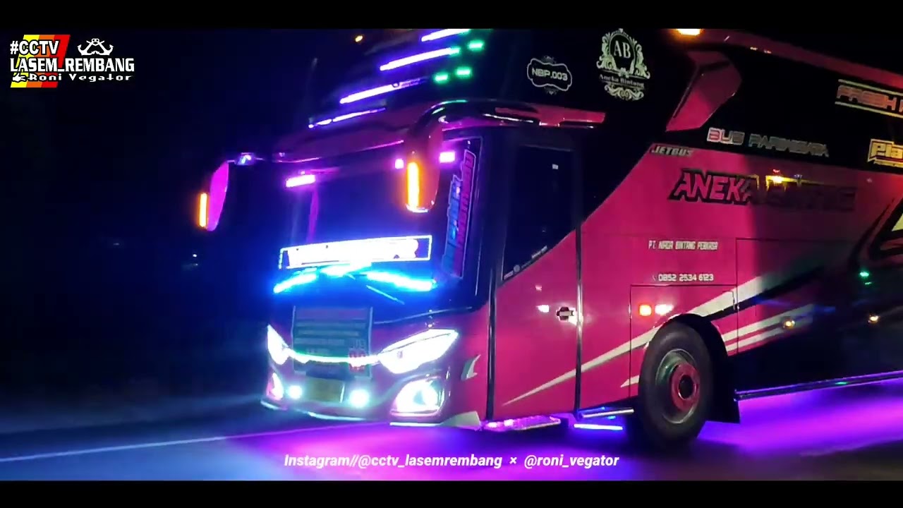Bus Mania Bergoyang Jam malam