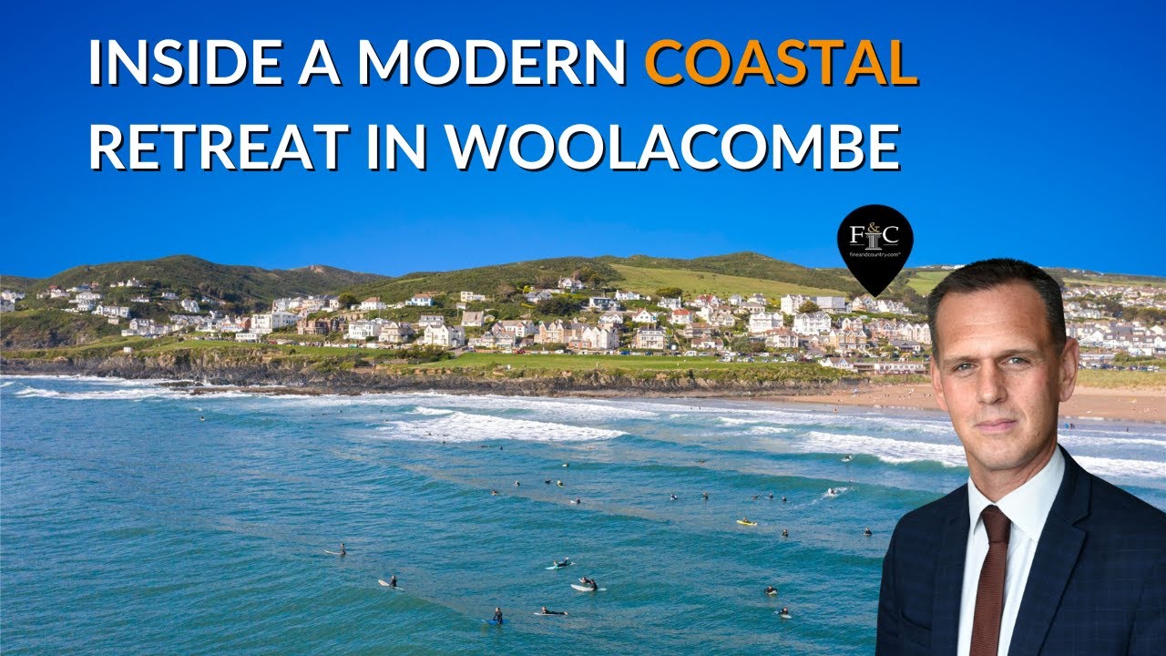 Modern Coastal Retreat with Ocean Views | 4-Bed Home in Surf Village of Woolacombe