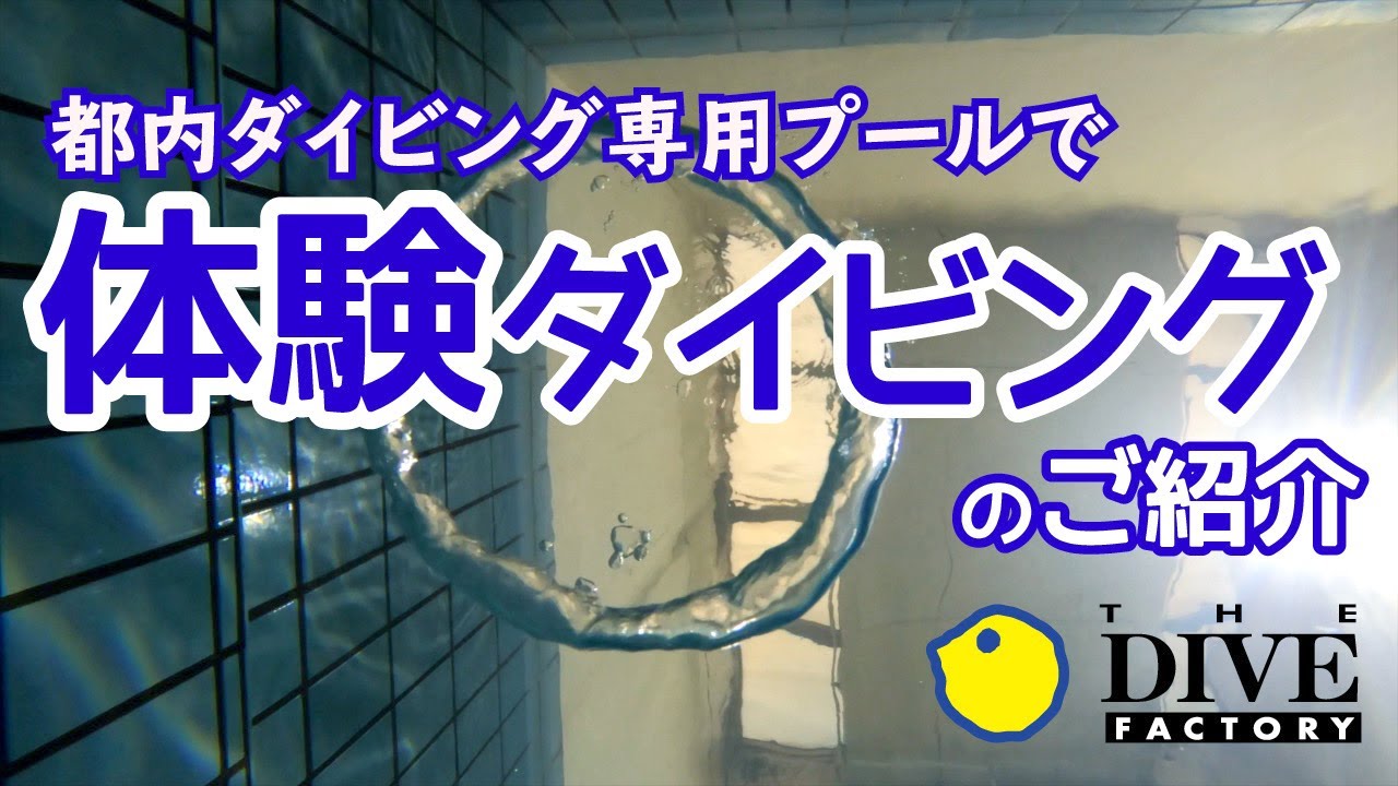 【初心者向け】プールで体験ダイビングのご紹介