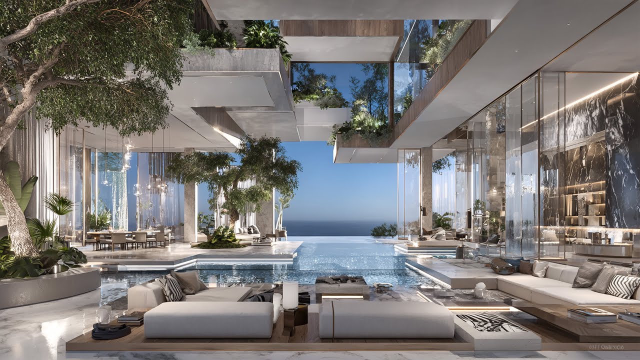 Step Inside This Ultra-Modern Mega Mansion with a Hidden Infinity Oasis