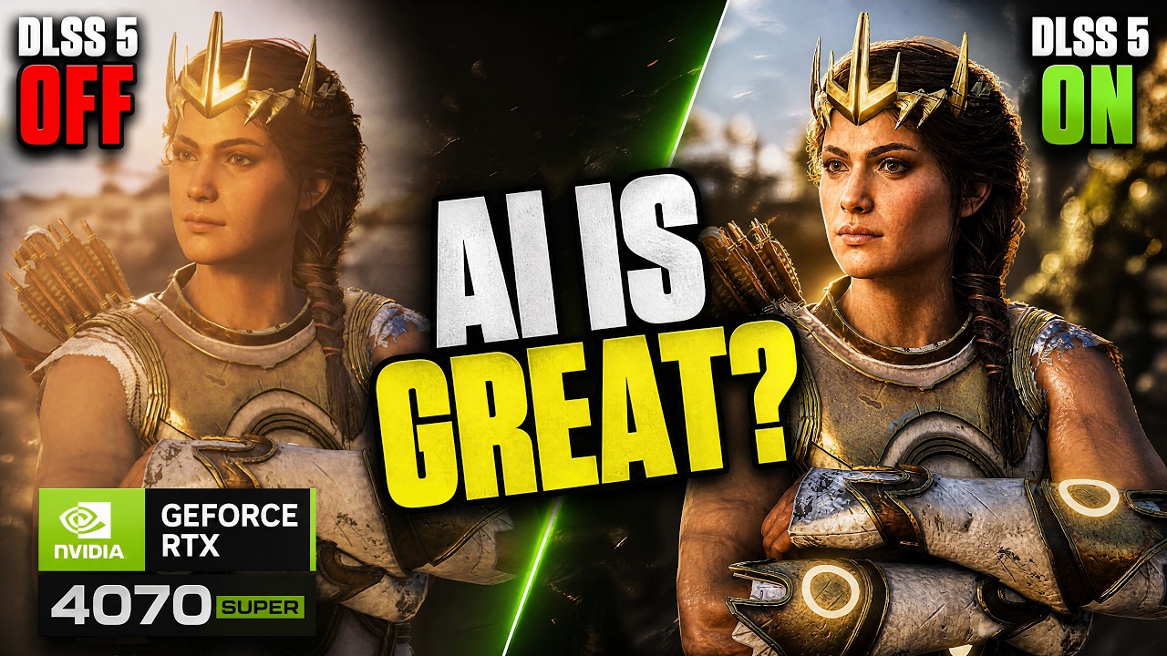 DLSS 5 делает AC Odyssey фотореалистичной! Мод на графику нового поколения