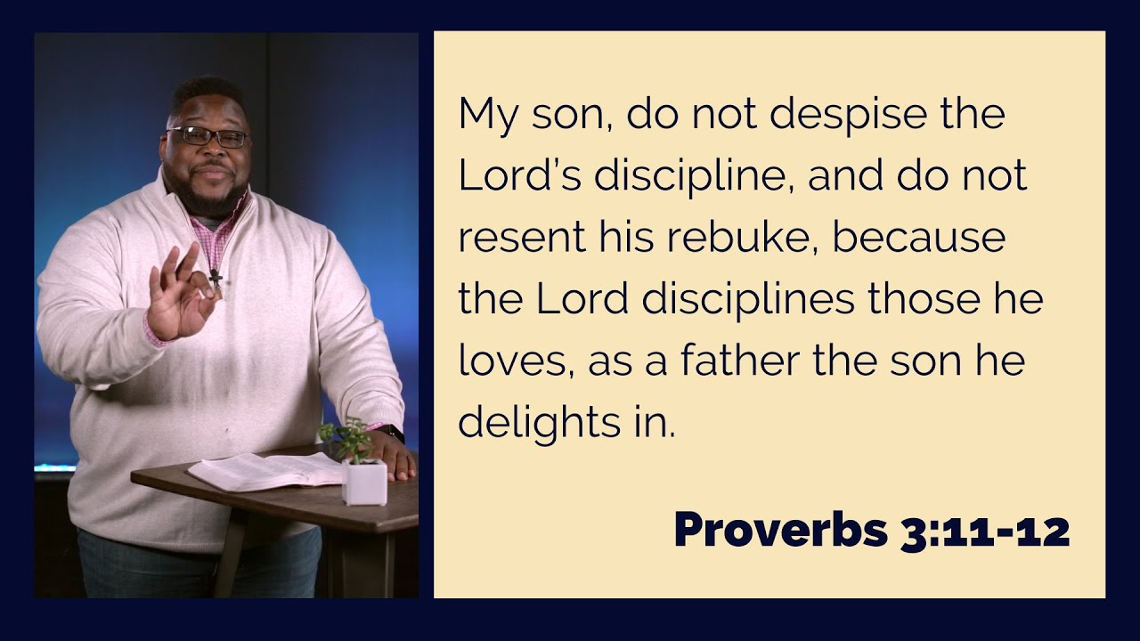 Proverbs 3:11 12
