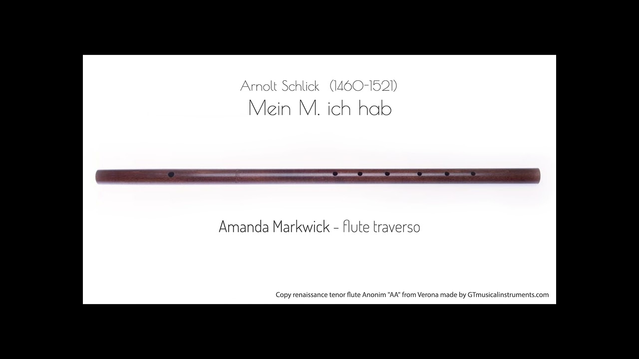 Renaissance flute traverso-