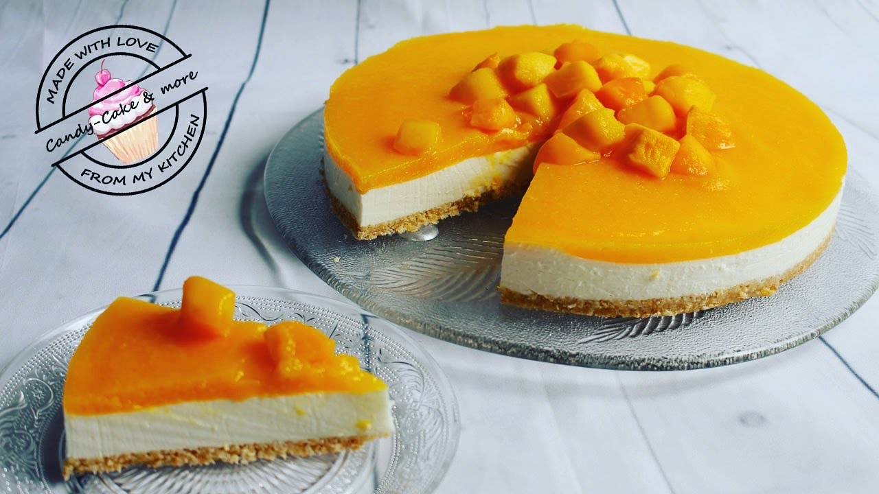 Mango Frischkäse Torte I No bake I ohne backen I Kühlschranktorte I Mangotorte