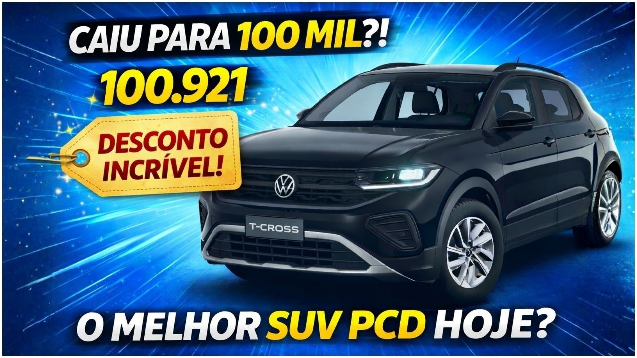 T-CROSS SENSE PCD POR R$ 100.921? O MELHOR SUV PCD DO BRASIL HOJE!
