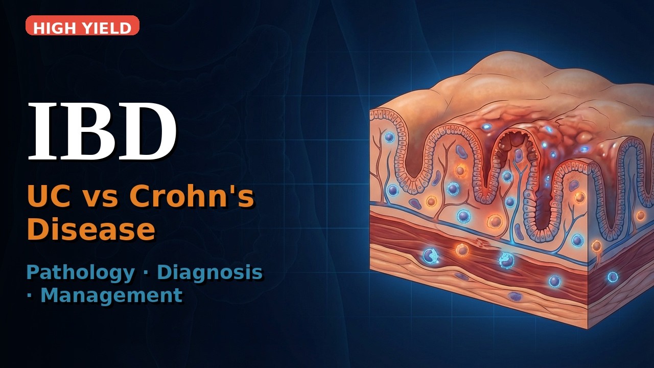 Inflammatory Bowel Disease (IBD) EXPLAINED for medical students