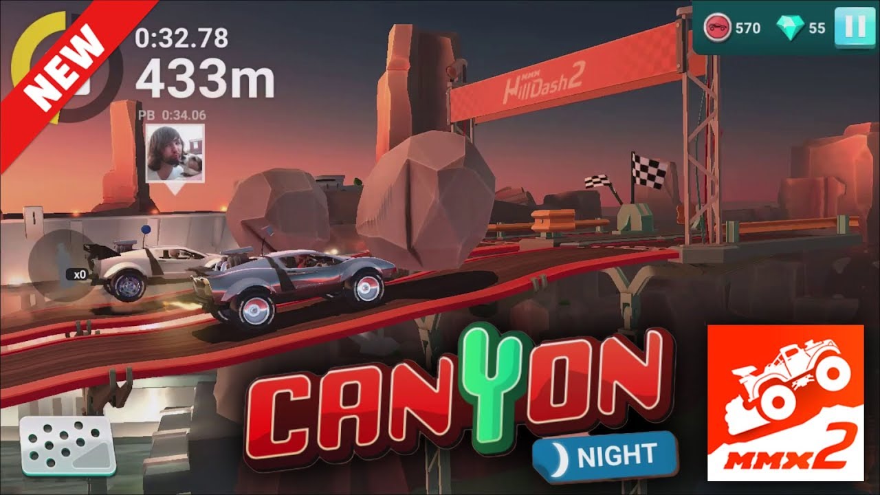 HILL DASH 2 NEW CANYON NIGHT LEVELS
