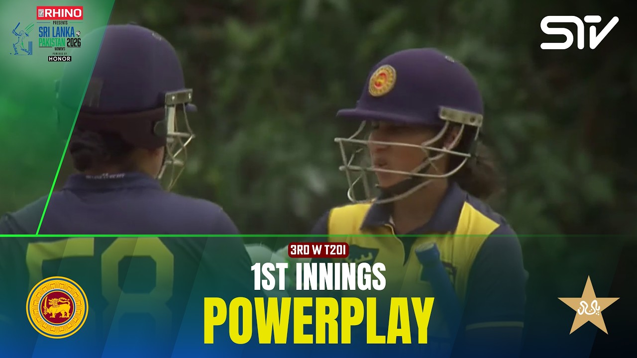 1st Innings Powerplay | Sri Lanka Women vs Pakistan Women | Match 03 | T20I Series 2026 | M9l1K