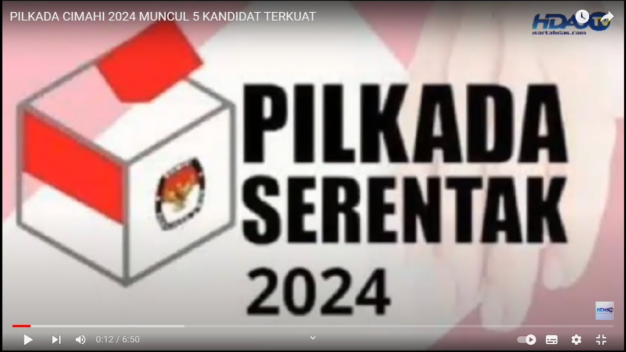 PILKADA CIMAHI 2024  MUNCUL 5 KANDIDAT TERKUAT