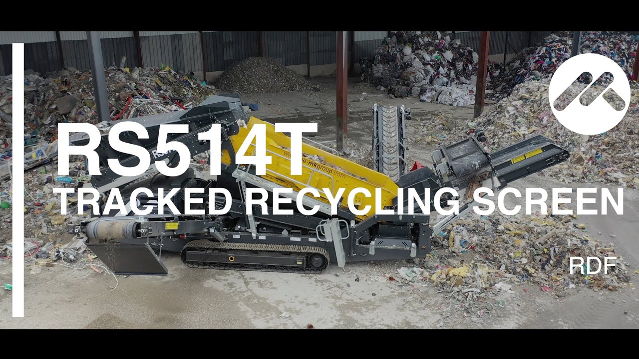 RDF Production RS514T Track Recycling Screen with Tana Shark 440 Shredder