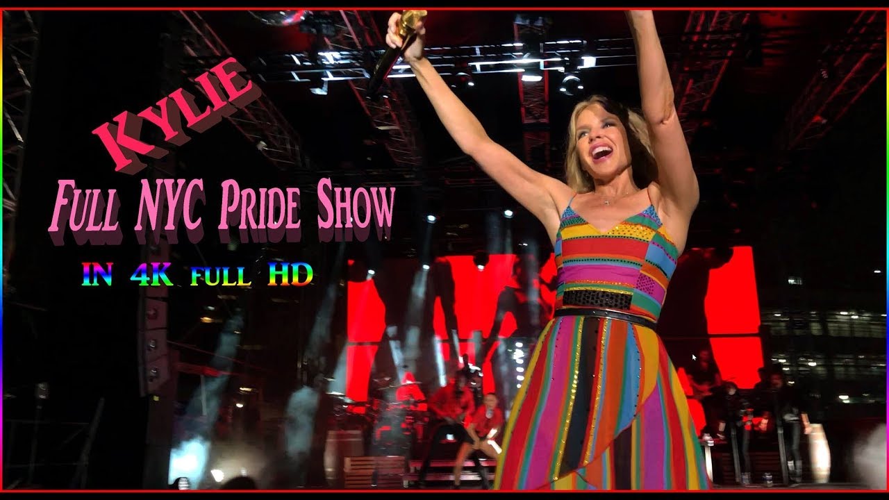 Kylie Minogue Performs On NYC's Gay Pride - Full Show in 4K!!