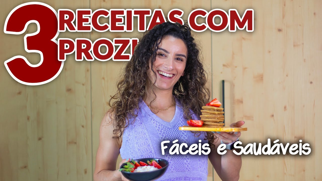 3 RECEITAS DE PEQUENOS-ALMOÇOS OU SNACKS COM PRODUTOS PROZIS - fáceis, saudáveis e incríveis!