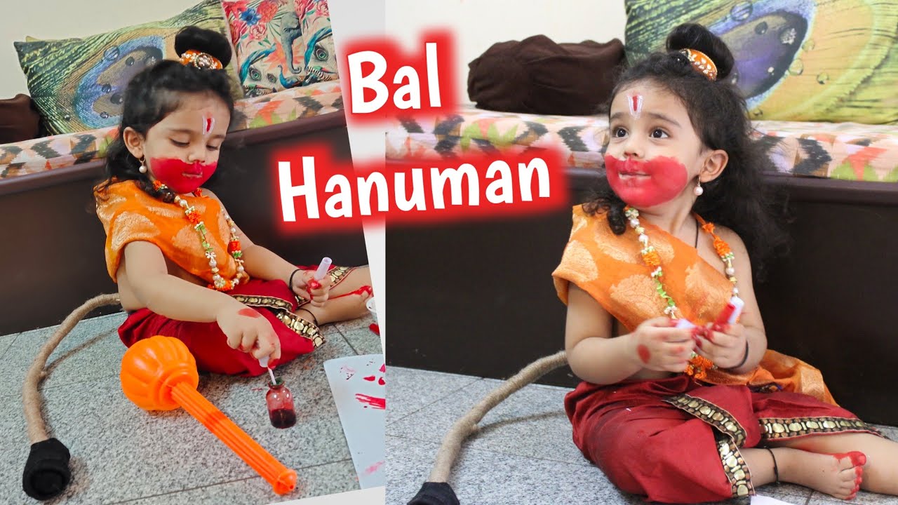 Bal Hanuman || Hanuman Jayanti  Baby Photoshoot at Home || Bal Hanuman Getup ||