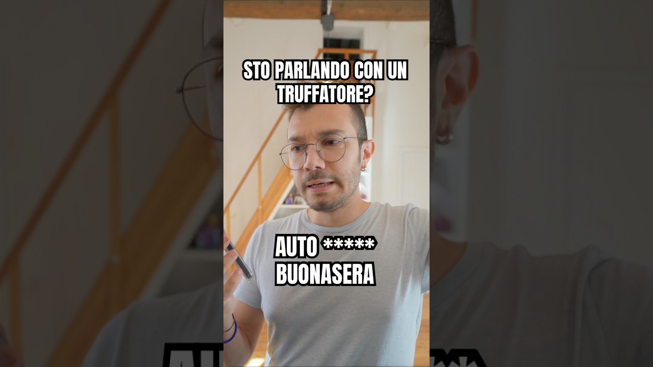 Credo voglia truffarmi #passionemotori #truffa #truffatelefonica #scoperta #verit&agrave;