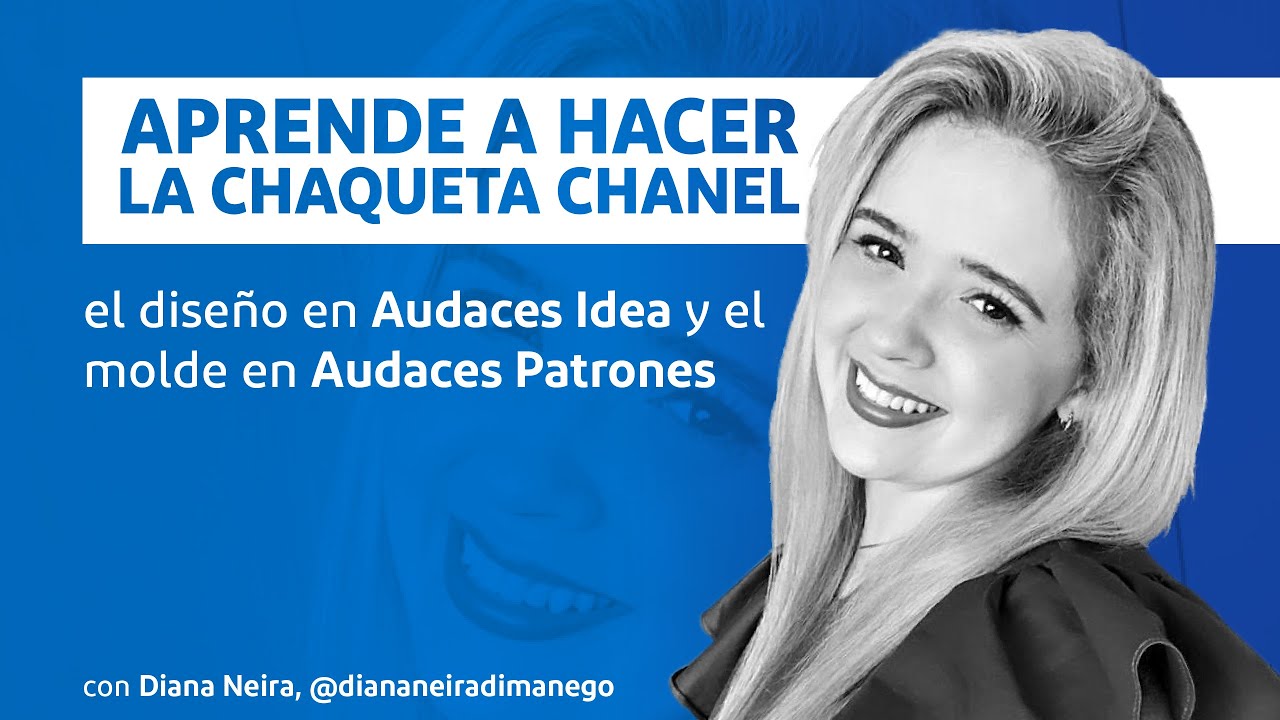 LIVE - Aprende a hacer la chaqueta Chanel  [Audaces Idea y Audaces Patrones]