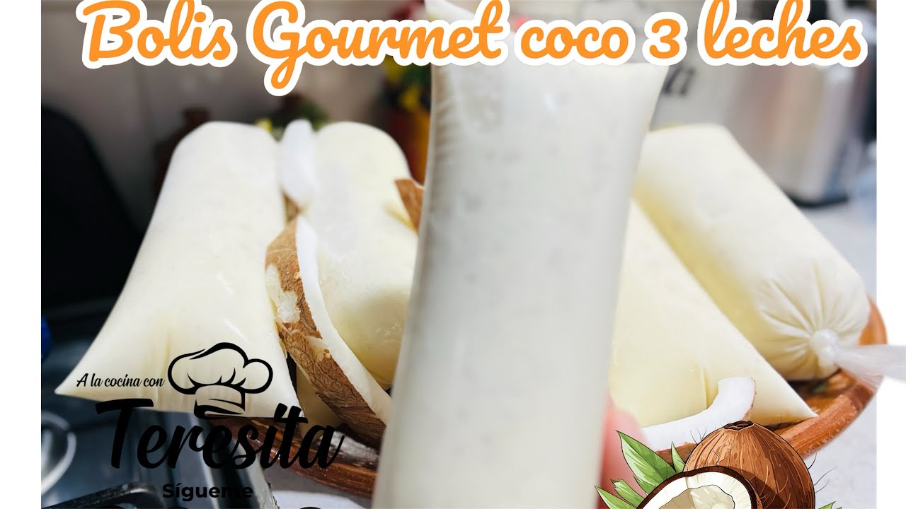 Bolis Gourmet Coco 🥥 3 Leches  m&aacute;s vendidos esta temporada 💰💰 Prep&aacute;ralos 💰💰#antojos #ventas #bolis