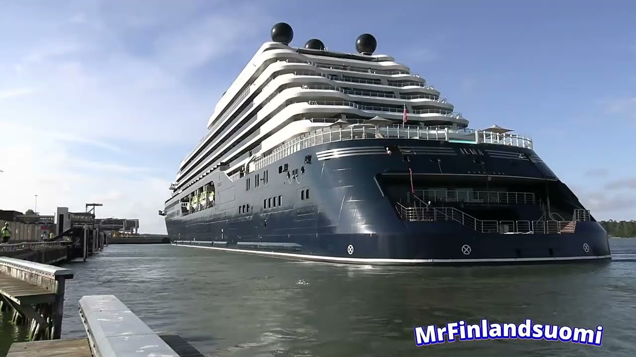 Ilma Luxury Cruiser Arriving Mariehamn First Time 30 07 2025