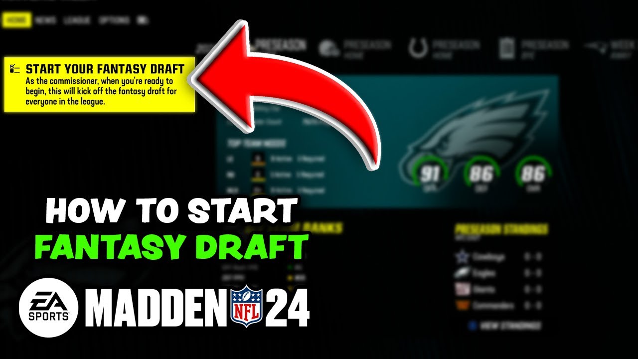 Madden 24 - How To Start Franchise With Fantasy Draft