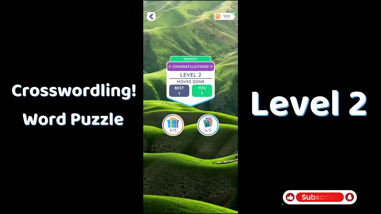 🧩 Crosswordling Level 2 Answers | Word Puzzle Game 🧠 | Go Answer