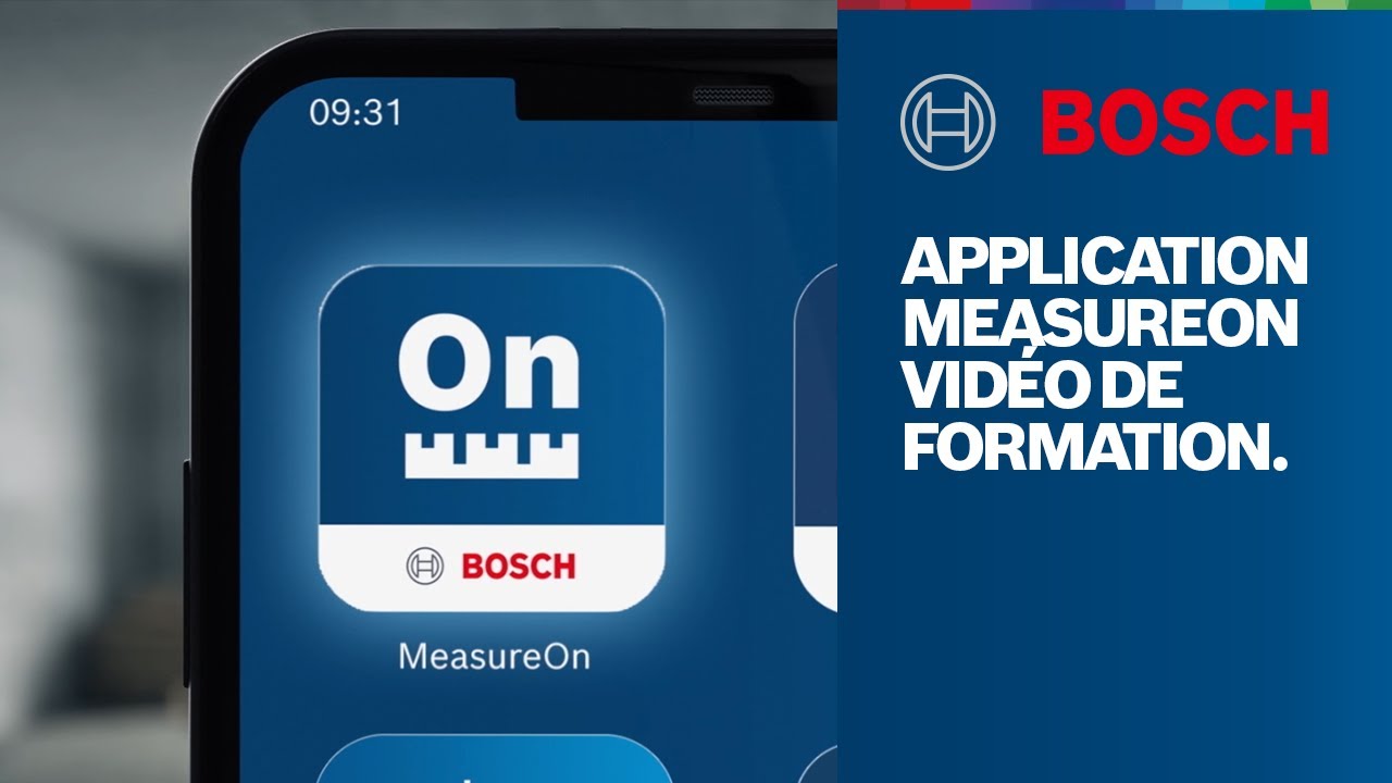 L’application Bosch MeasureOn: Pour avoir toutes les informations à portée de main