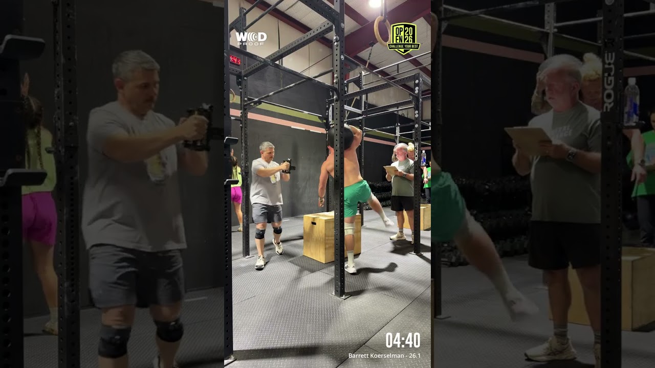 Barrett Koerselman | CrossFit Open | 26.1 Rx Male