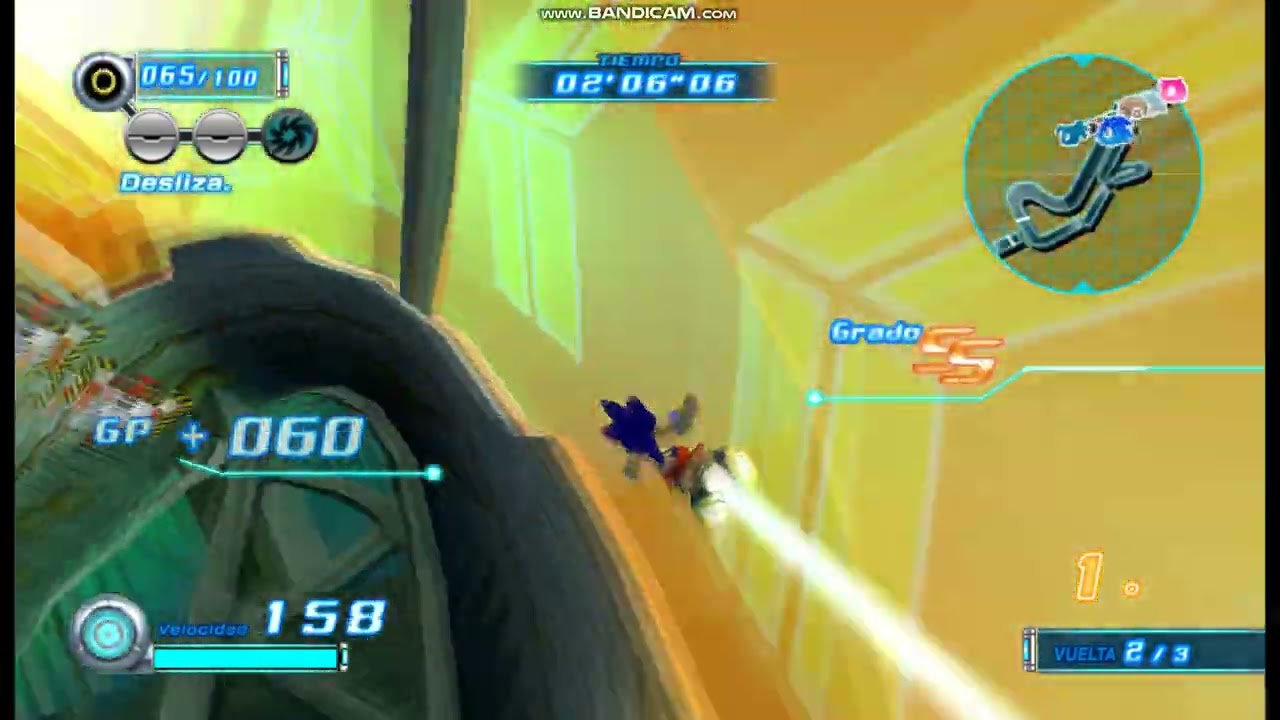 Sonic Riders Zero Gravity Crimson Crater (Sonic)