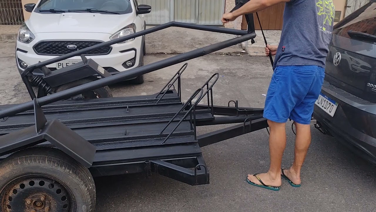 carretinha basculante p moto
