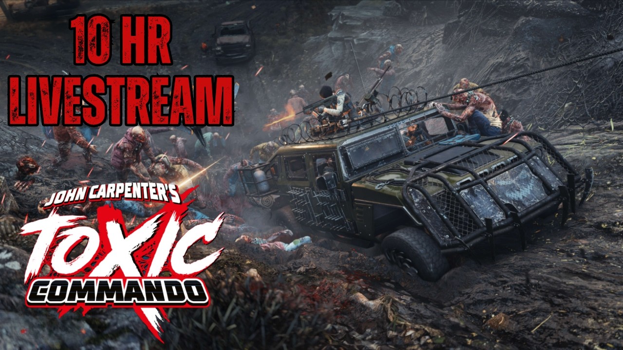 TOXIC COMMANDO Launch Stream | Hard - Very Hard Gameplay | 10 Hour Run