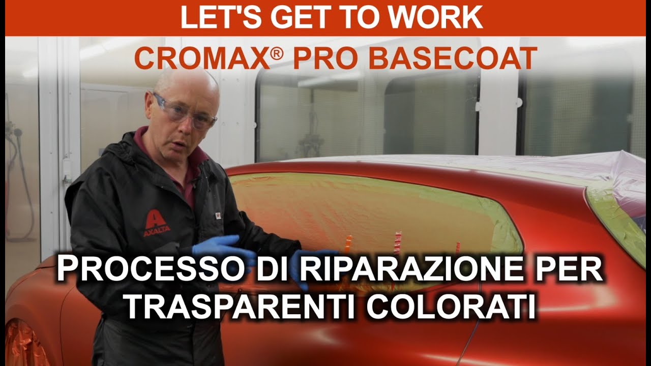 Colori speciali - Processo di riparazione trasparente colorato