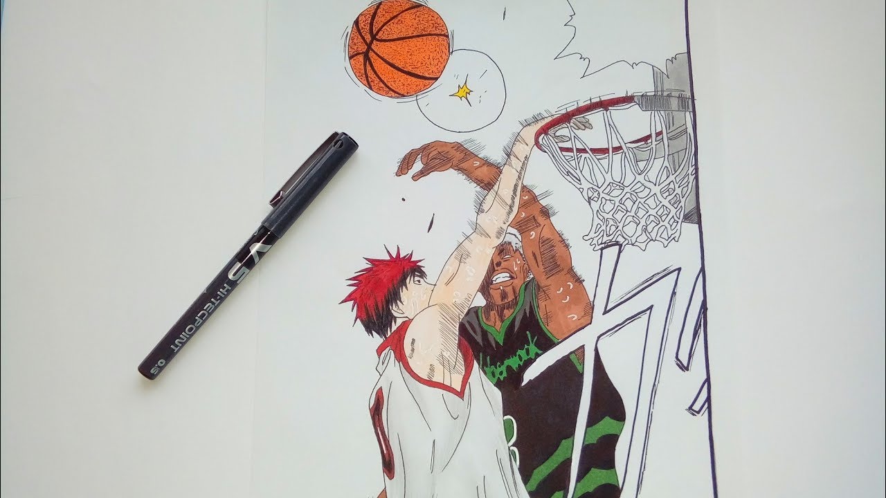 Drawing Kagami vs Jason Silver 火神 VS JASON SILVER