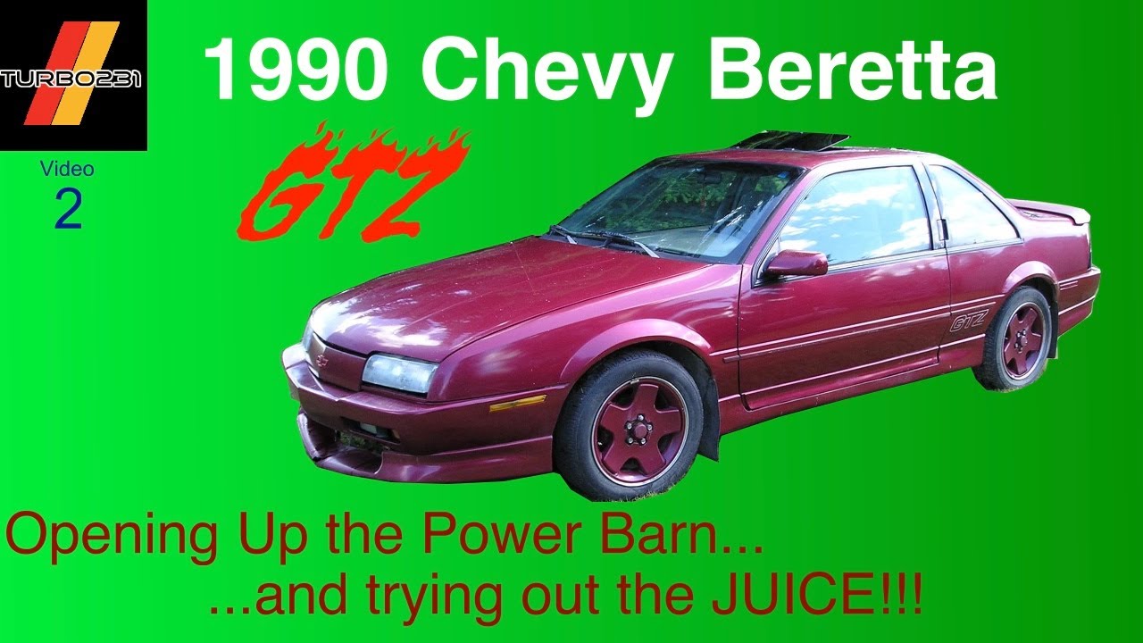 1990 Chevy Beretta GTZ - Finally open up the hood and look at the horses...and add a battery.