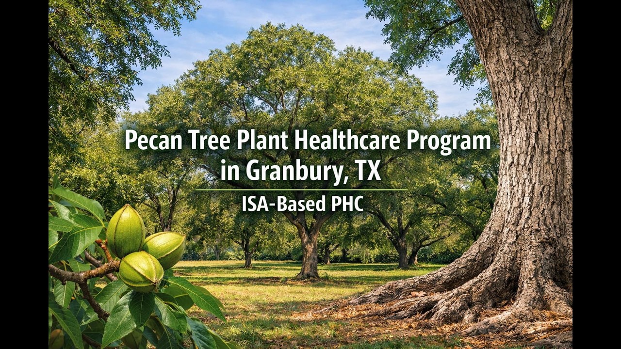 Pecan Tree Plant Healthcare Program in Granbury, TX | ISA Based PHC