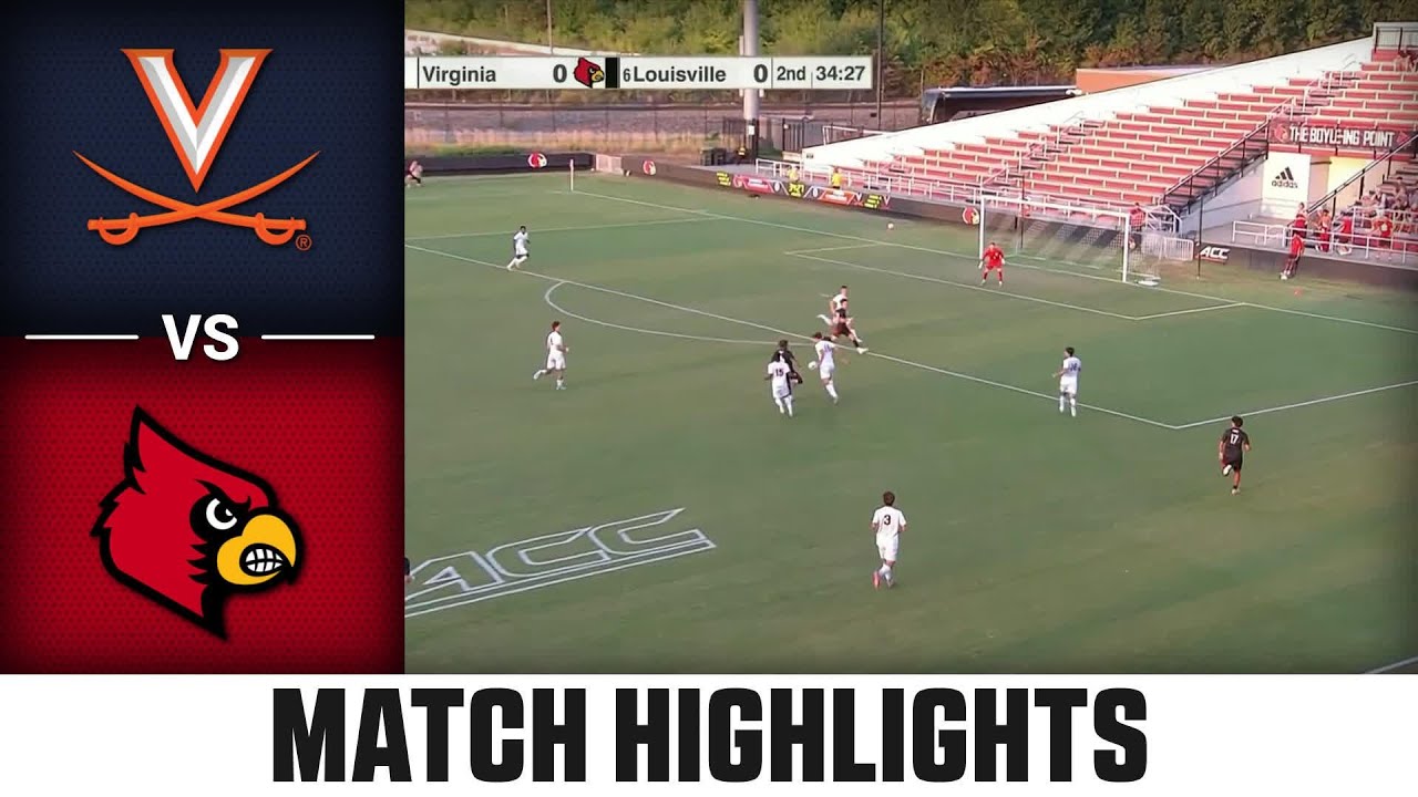 Virginia vs. Louisville Match Highlights | 2025 ACC Men's Soccer