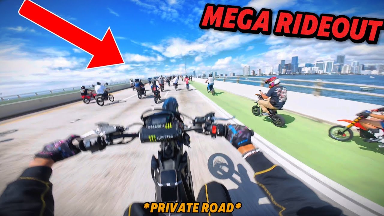 Я взял свой Ultra Bee на аттракцион «Surron Mega Ride»…