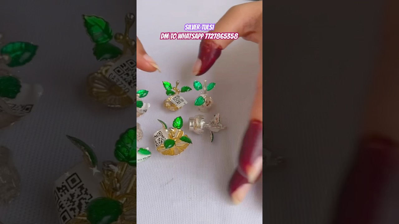 Beautiful silver tulsi with 67% discount 🌸✨#youtubeshorts #viralvideos #ytshorts