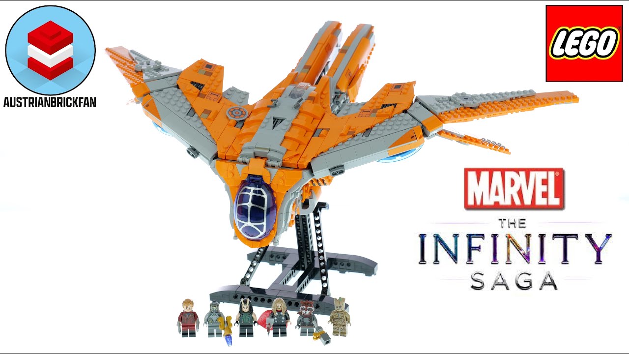 LEGO Marvel 76193 The Guardians Ship - Lego Speed Build Review