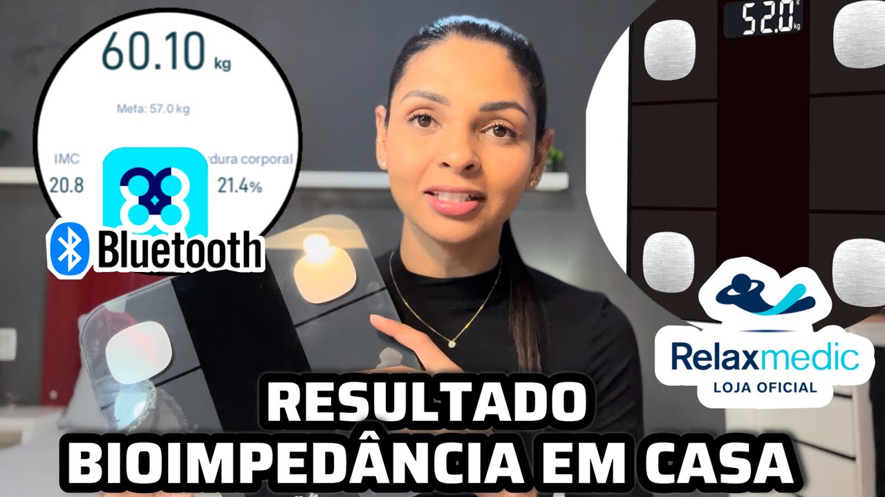 PERCENTUAL DE GORDURA ATUAL💪 BIOIMPEDÂNCIA EM CASA #bioimpedancia #secar #avaliaçãofísica #shape 